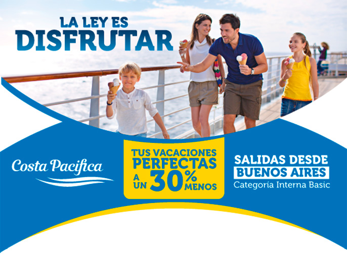 ⛴️ ☼ Tus vacaciones perfectas a un 30% menos desde Buenos Aires ♥ ⛴️ 